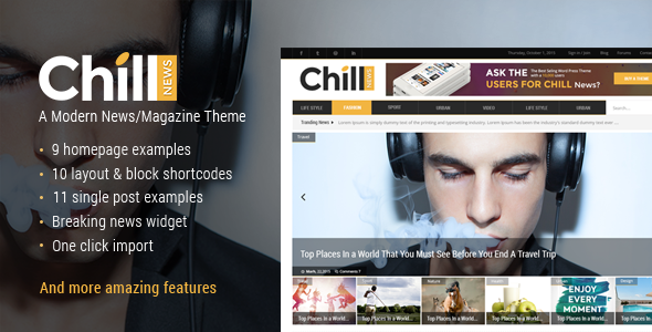 Chill News – Magazine WordPress Theme