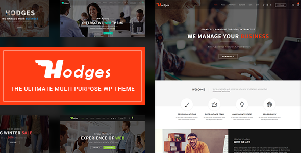 Hodges – Modern Business & Corporate Multi-Purpose WordPress Theme