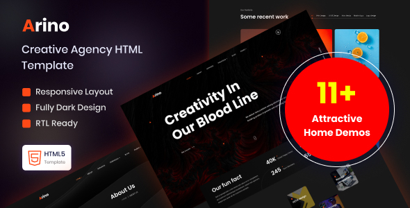 Arino – Creative Agency Template