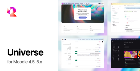 Universe – Premium Moodle Theme with Custom Course Branding
