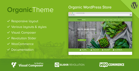 Organic – Farm & Food WordPress Theme