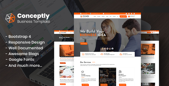 Conceptly – Business Multipurpose HTML template