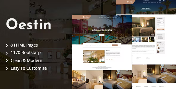 Oestin – Hotel & Resort HTML Template