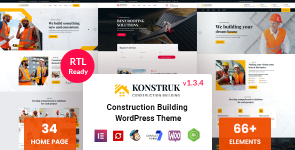 Konstruk – Construction WordPress Theme