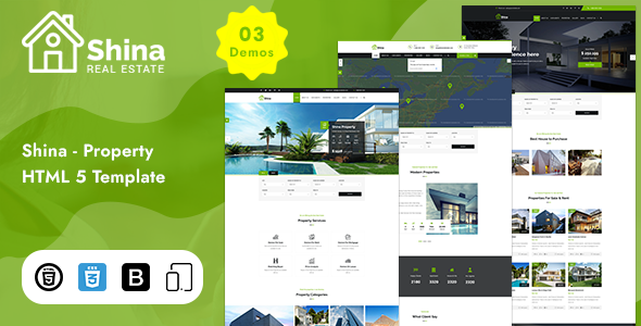 Shina – Property Sale and Rent HTML Template