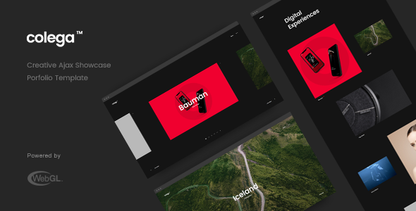 Colega – Creative HTML Ajax Portfolio Showcase Slider Template