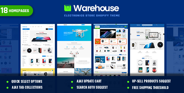 Warehouse – Electronics & Multi-Purpose Shopify Theme