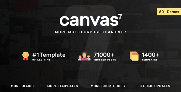 Canvas – The Multi-Purpose HTML5 Template