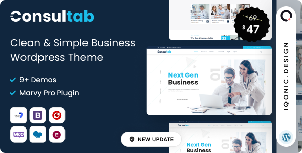 Consultab – Consulting Business & Finance WordPress Theme