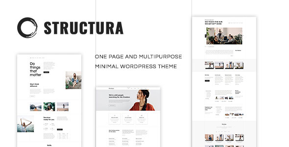 Structura – Minimal One Page Theme