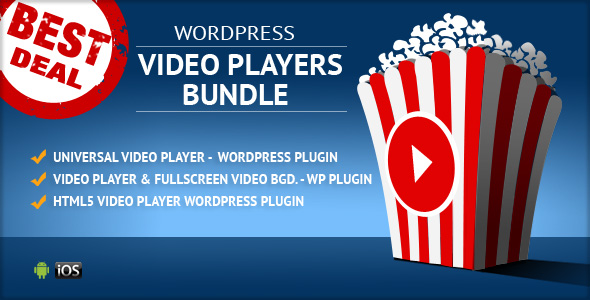 HTML5 Video Players WordPress Plugins Bundle