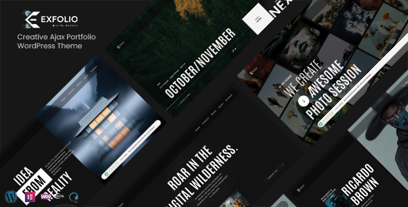 Exfolio – Creative Portfolio WordPress Theme