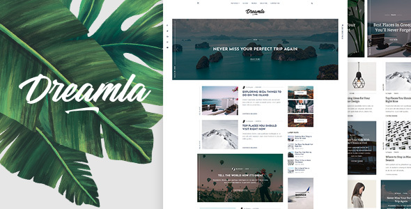 Dreamla – Clean WordPress Blog