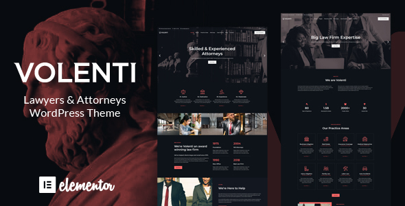 Volenti – Lawyer Attorney WordPress Theme