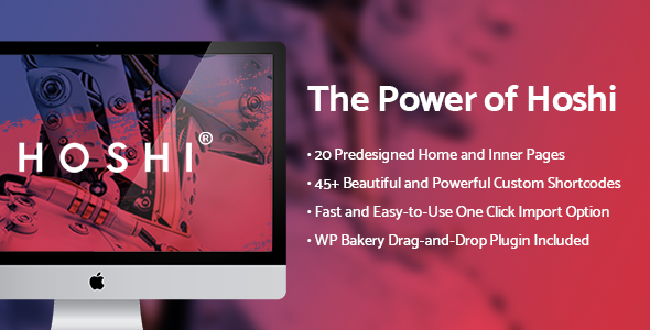 Hoshi – Digital Agency WordPress Theme