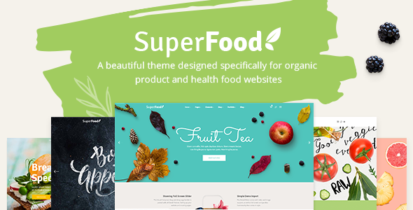 Superfood – Organic Food Products WordPress Theme