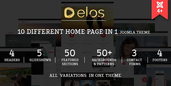 Elos – Responsive MultiPurpose Joomla 4 Theme
