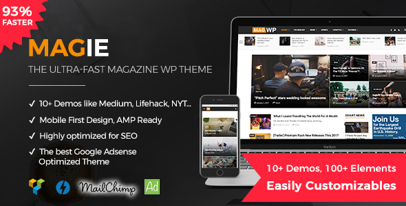 Magie – Magazine WordPress Theme
