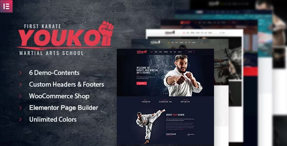 Youko – Martial Arts WordPress Theme