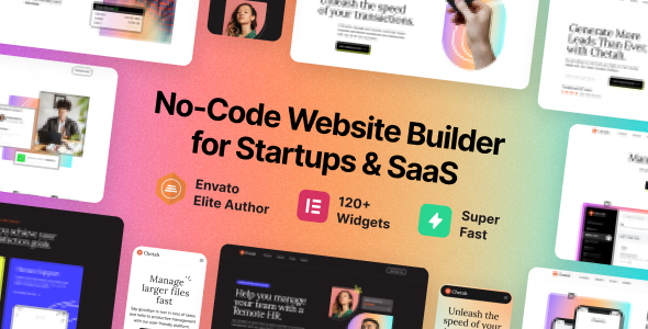 Chetah – Startup & SaaS WordPress Theme