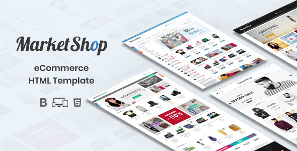 MarketShop – eCommerce HTML Template