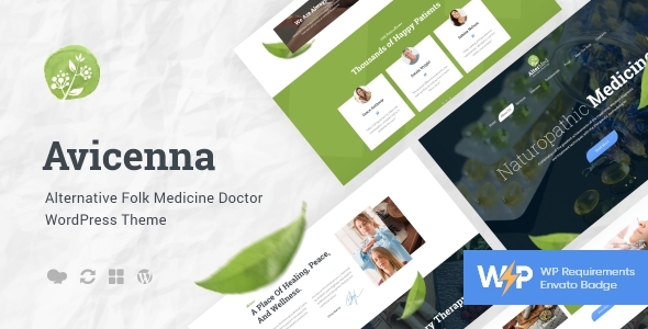 Avicenna – Alternative Doctor & Folk Medicine WordPress Theme + Shop