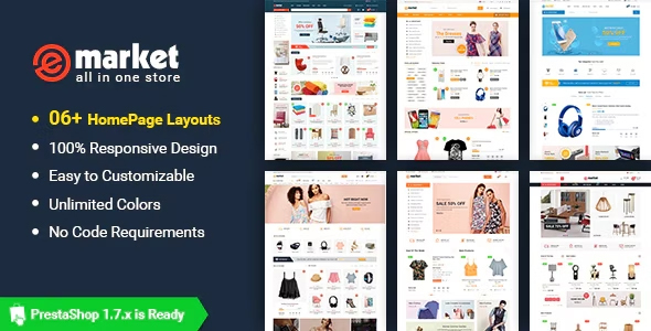 eMarket – Premium Responsive PrestaShop 1.7 Theme