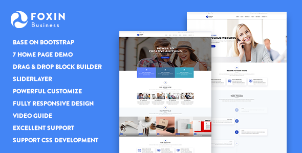 Foxin – Responsive Business Drupal 10 Theme