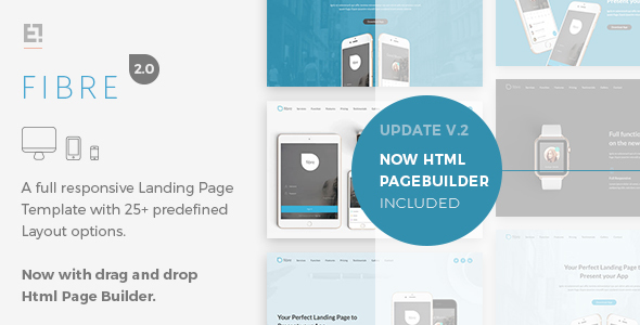 Fibre – App Landing Page