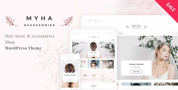 Myha – Accessories & Hair Shop WordPress theme