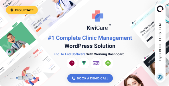 KiviCare – Medical & Health WordPress Theme for Clinics