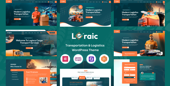 Loraic – Transportation & Logistics WordPress Theme
