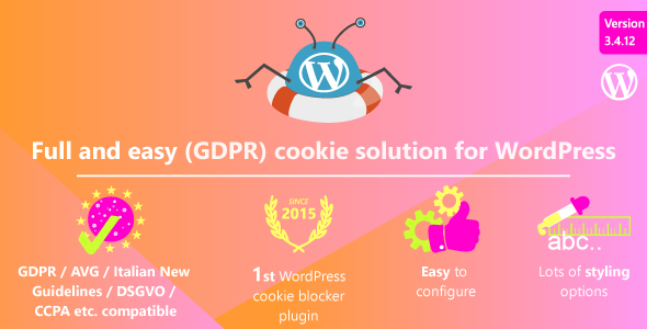 Complete GDPR / AVG / CCPA Cookie Compliance WordPress plugin – WeePie Cookie Allow