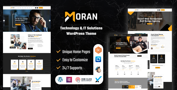 Moran – Technology & IT Solutions WordPress Theme