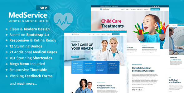 MedService – Medical WordPress Theme