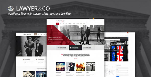 Lawyer&Co – WordPress Theme for Attorneys and Legal Firms