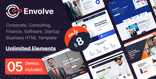 Envolve – Multi-Purpose Business HTML Template