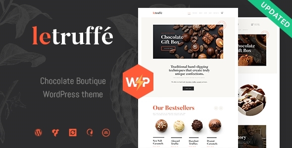 Le Truffe – Chocolate Sweets & Candy Store WordPress Theme