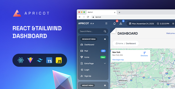 Apricot Navigation Admin Dashboard Vibe Coding Starter