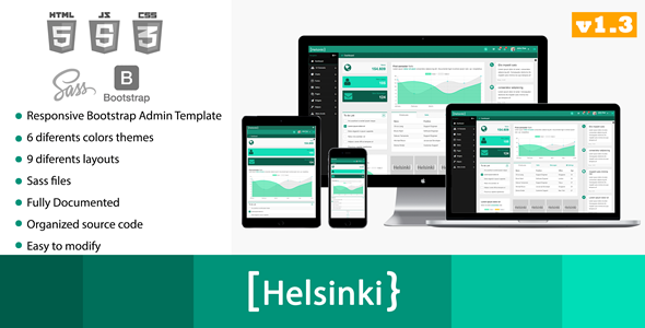 Helsinki – Responsive Admin Template