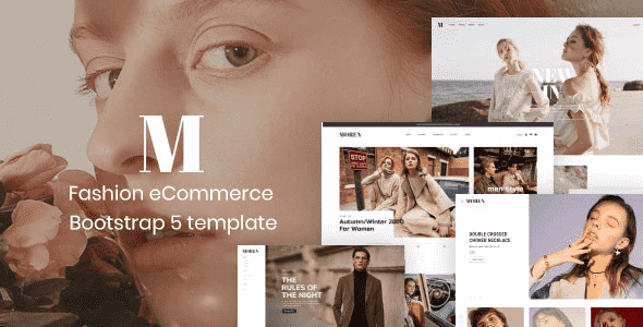 Moren – Fashion Store HTML Template using Bootstrap 5