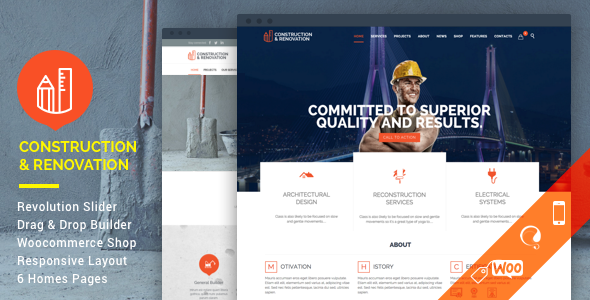 Buildora – Construction WordPress Theme