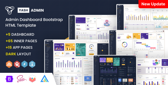 YashAdmin – Admin Dashboard Bootstrap HTML Template