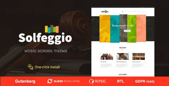 Solfeggio –  Music School Theme