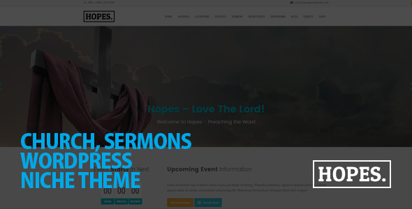 Hopes – Church & Multi-Purpose WordPress Theme