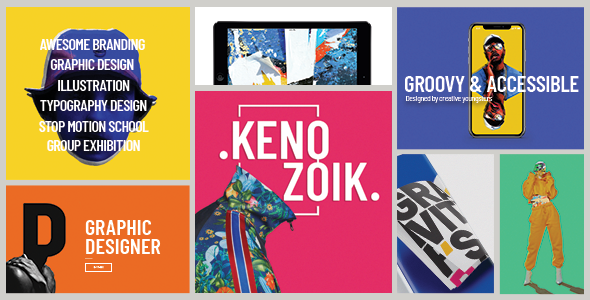 Kenozoik – Vibrant Portfolio WordPress Theme