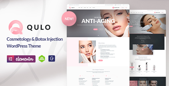 Qulo – Cosmetology and Botox Injection WordPress Theme
