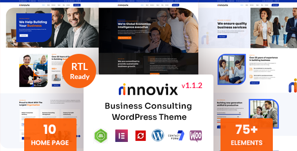 Innovix – Business Consulting WordPress Theme