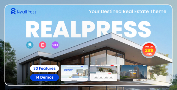 RealPress – Estate Sale and Rental WordPress Theme