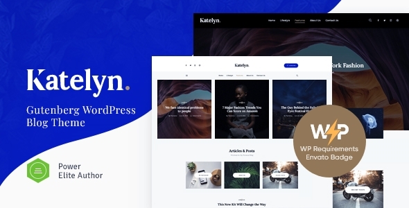 Katelyn – Creative Gutenberg Blog WordPress Theme